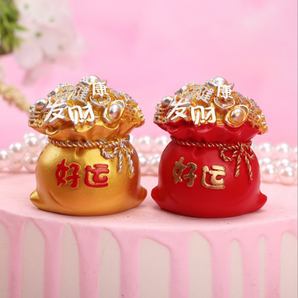 (Chọn màu) Chậu vàng May Mắn đa phúc 7cm